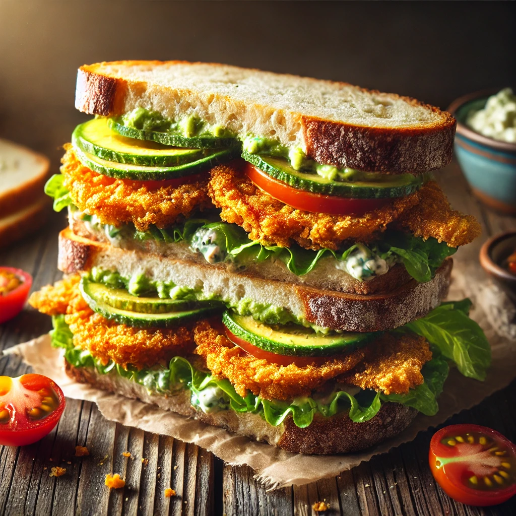 The Ultimate Fried Green Tomato Sandwich: Bacon, Asiago Mayo & More